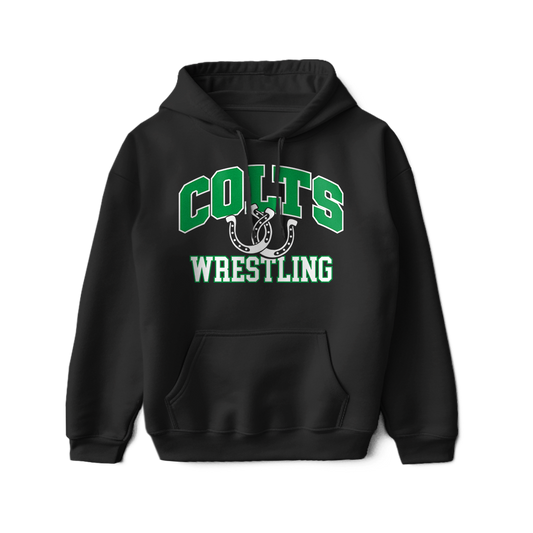 Youth Clear Fork Colts Wrestling Horseshoes Hoodie