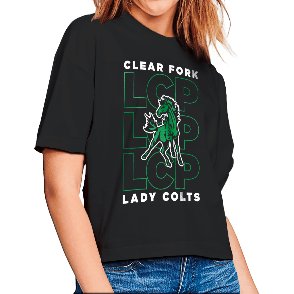 Lady Colts LCP Stacked Boxy-Tee