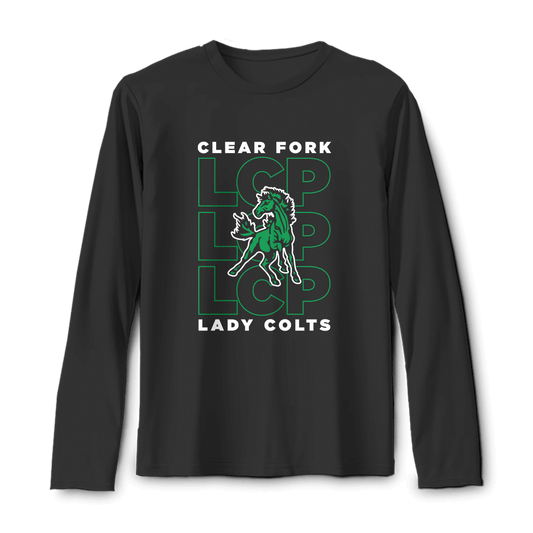 Lady Colts LCP Stacked Long Sleeve Tee