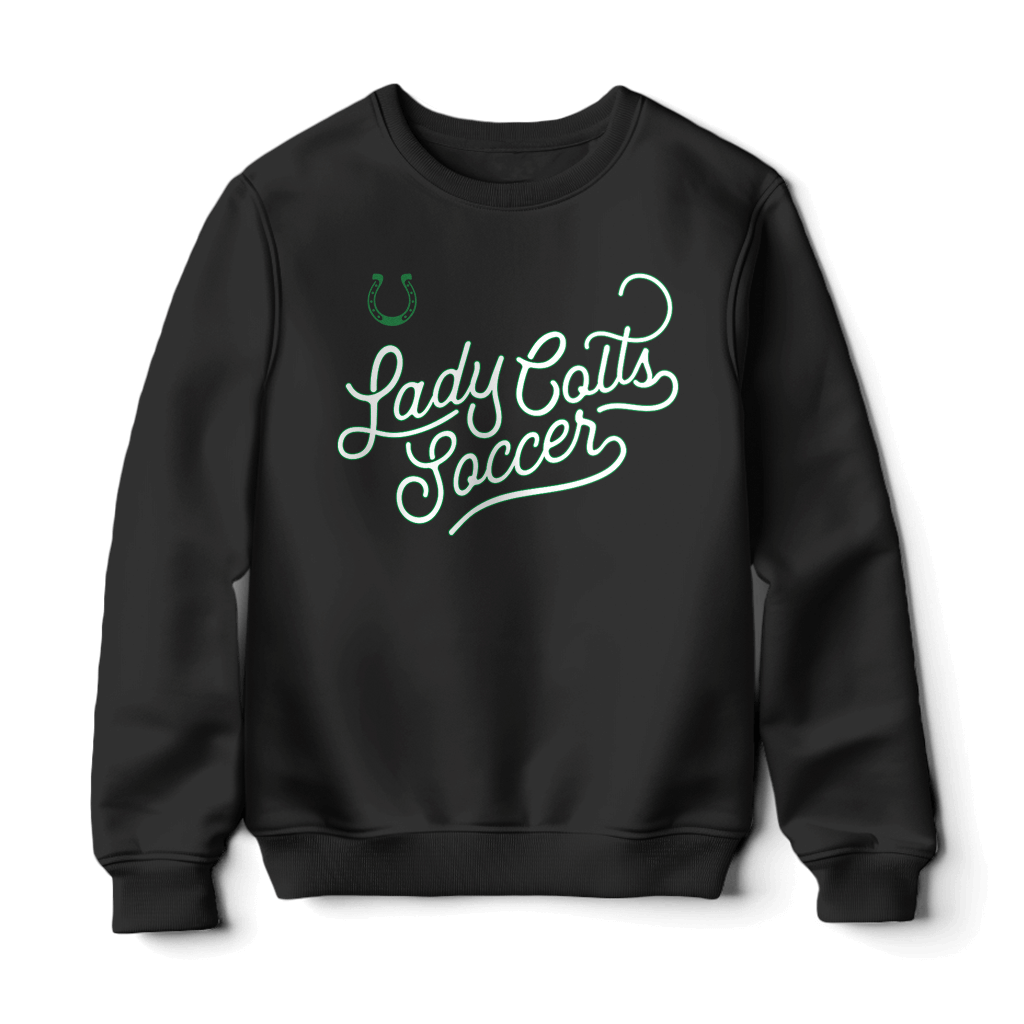 Lady Colts Soccer Script Sweatshirt