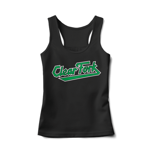 Clear Fork Sharp Script Tank Top