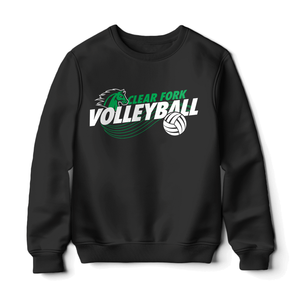 Clear Fork Volleyball Swirl Sweatshirt