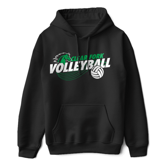 Clear Fork Volleyball Swirl Hoodie