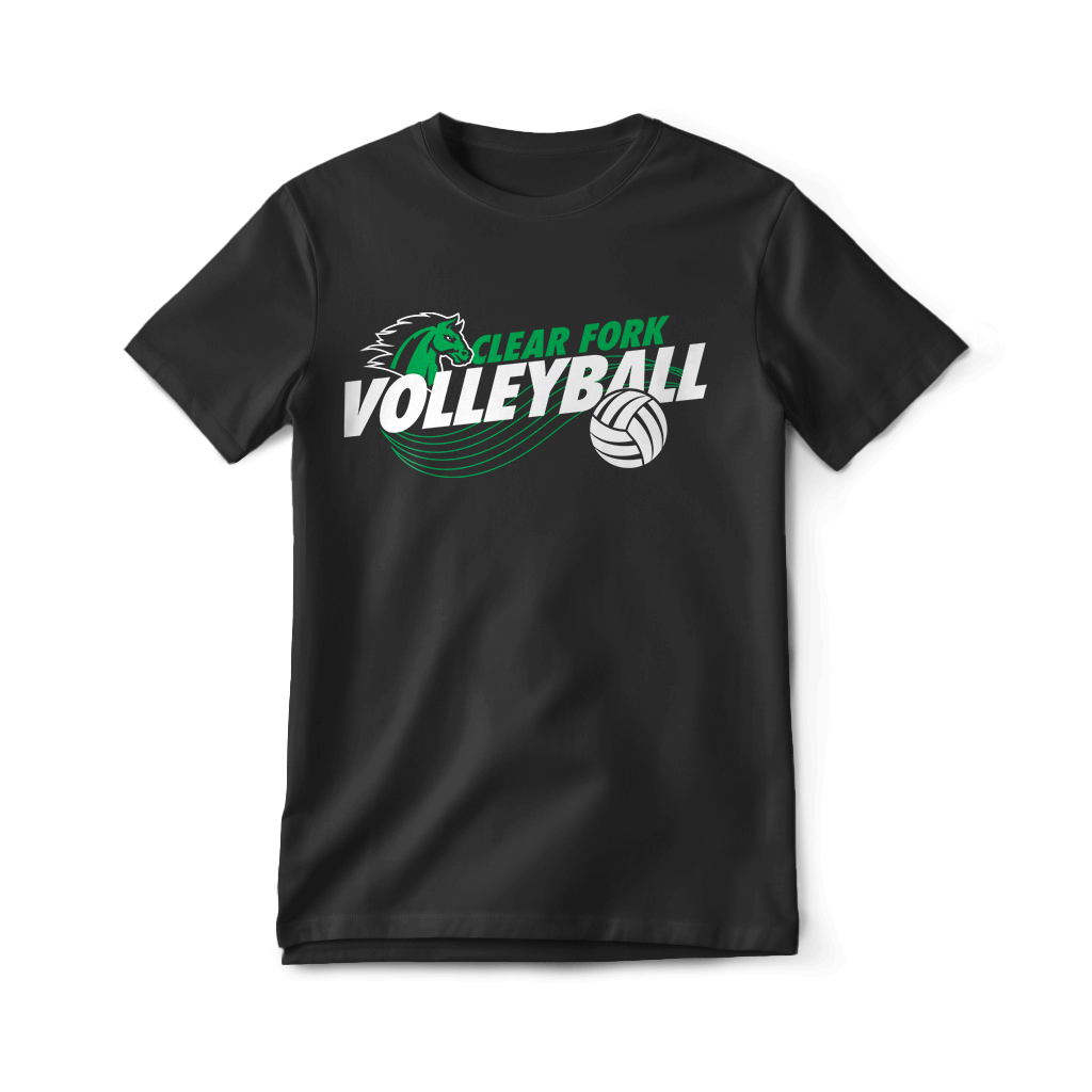 Clear Fork Volleyball Swirl