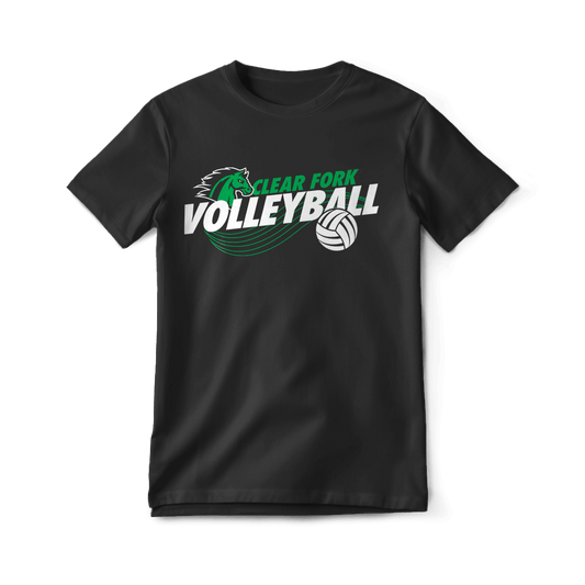 Clear Fork Volleyball Swirl