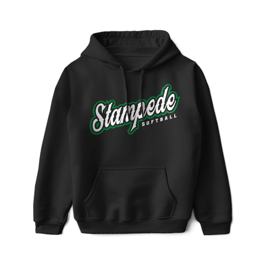 Youth Stampede Softball Text Hoodie