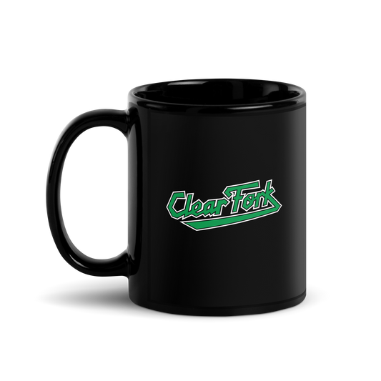 Clear Fork Sharp Script Mug