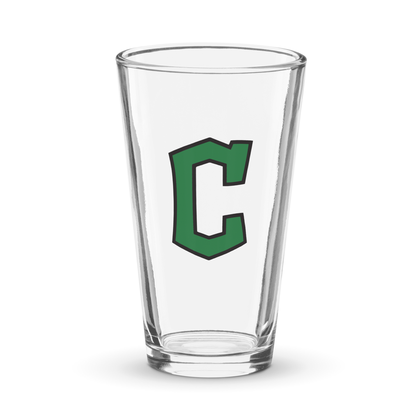 Clear Fork Block C Pint Glass