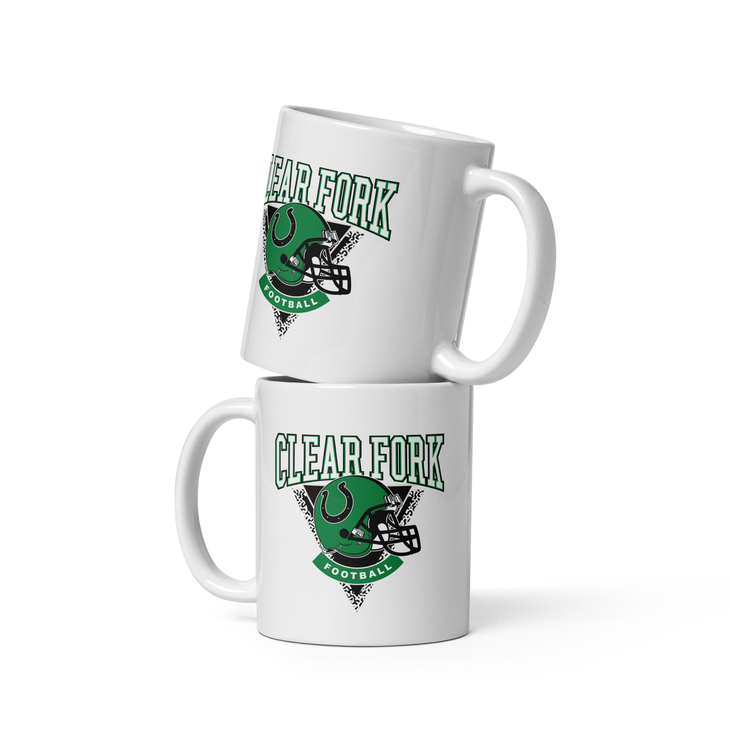 Clear Fork Helmet Triangle Mug