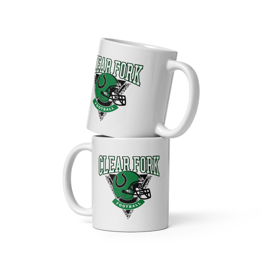 Clear Fork Helmet Triangle Mug