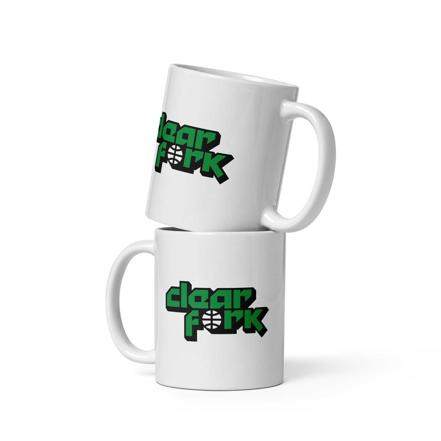 Clear Fork Retro Extrude Mug